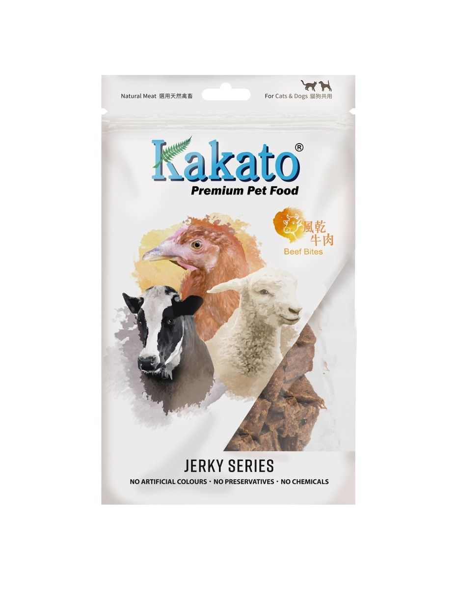 Kakato Cat & Dog Treat Jerky Series Beef 110g The Best Pet