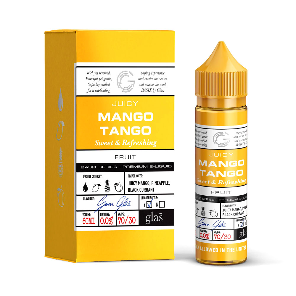 Mango Tango 60mL Basix Series by Glas The Best Vape