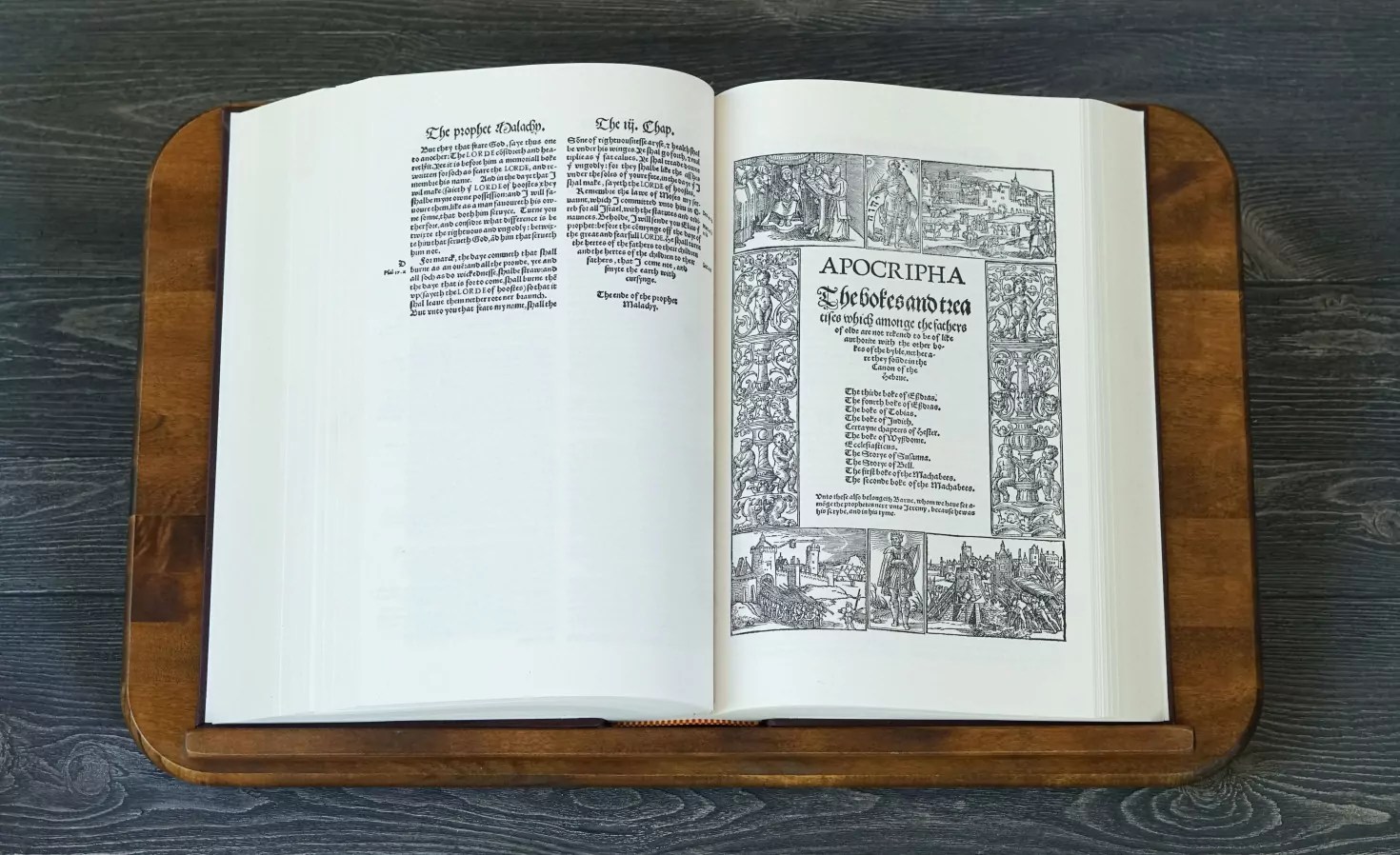 1535 Coverdale First Printed English Bible •