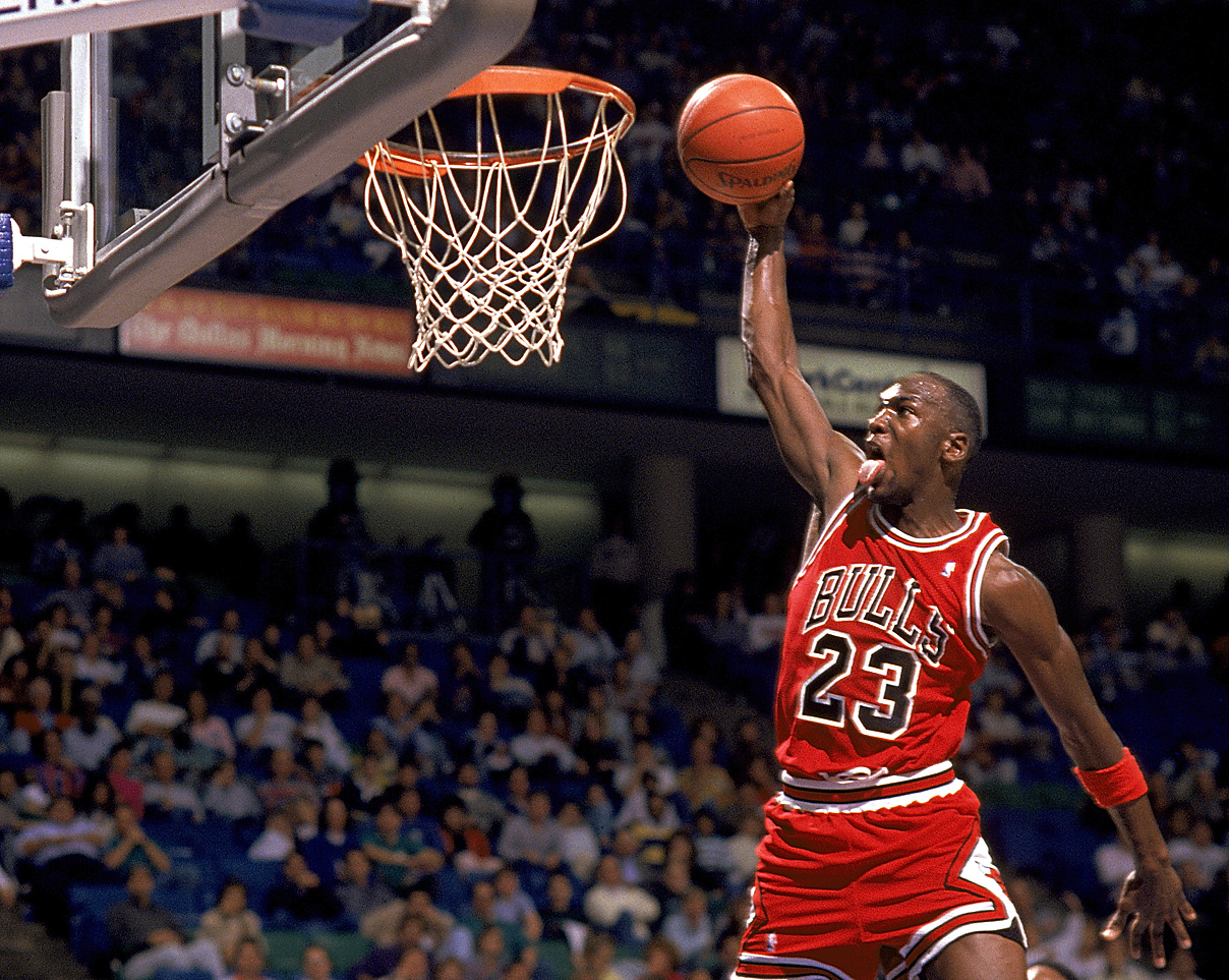 Michael Jordan dunks TheBigBois104