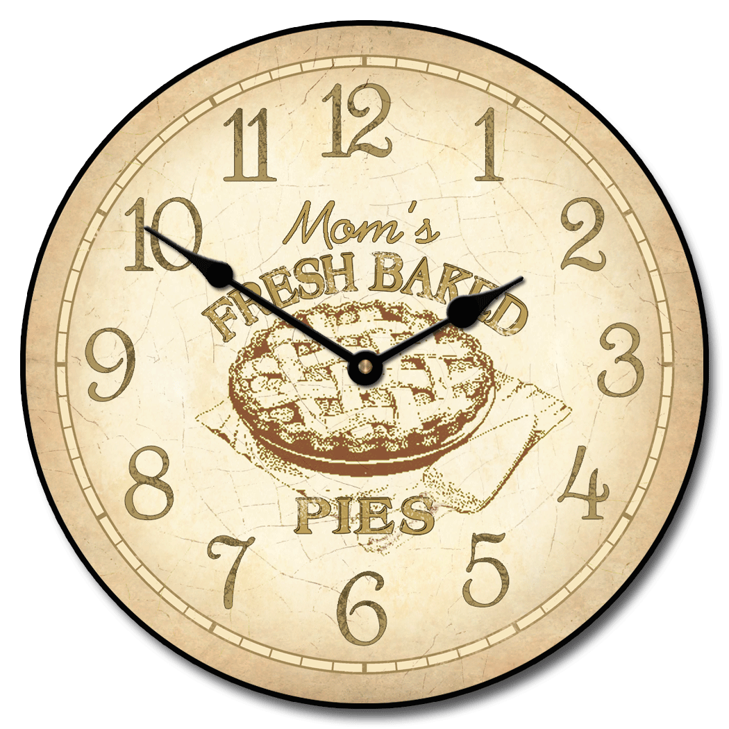 Pie Kitchen Clock The Big Clock Store