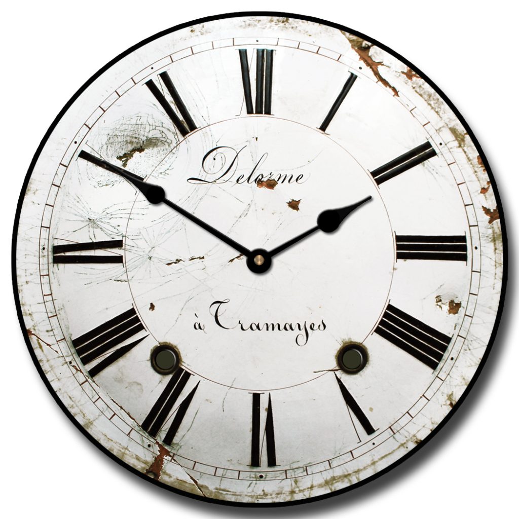 Rustic Wood Wall Clock Antique Looking Wall Clocks
