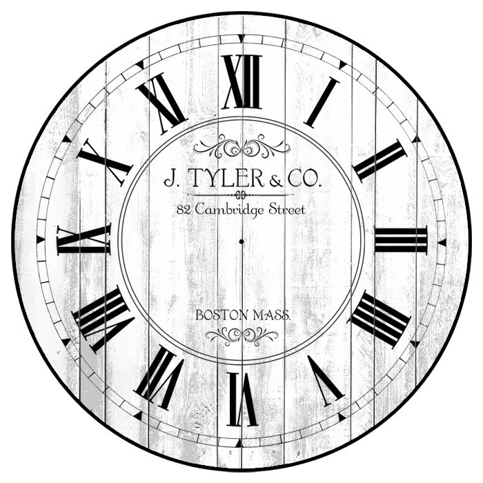 Large White Wall Clock White Wood Clock The Big Clock Store