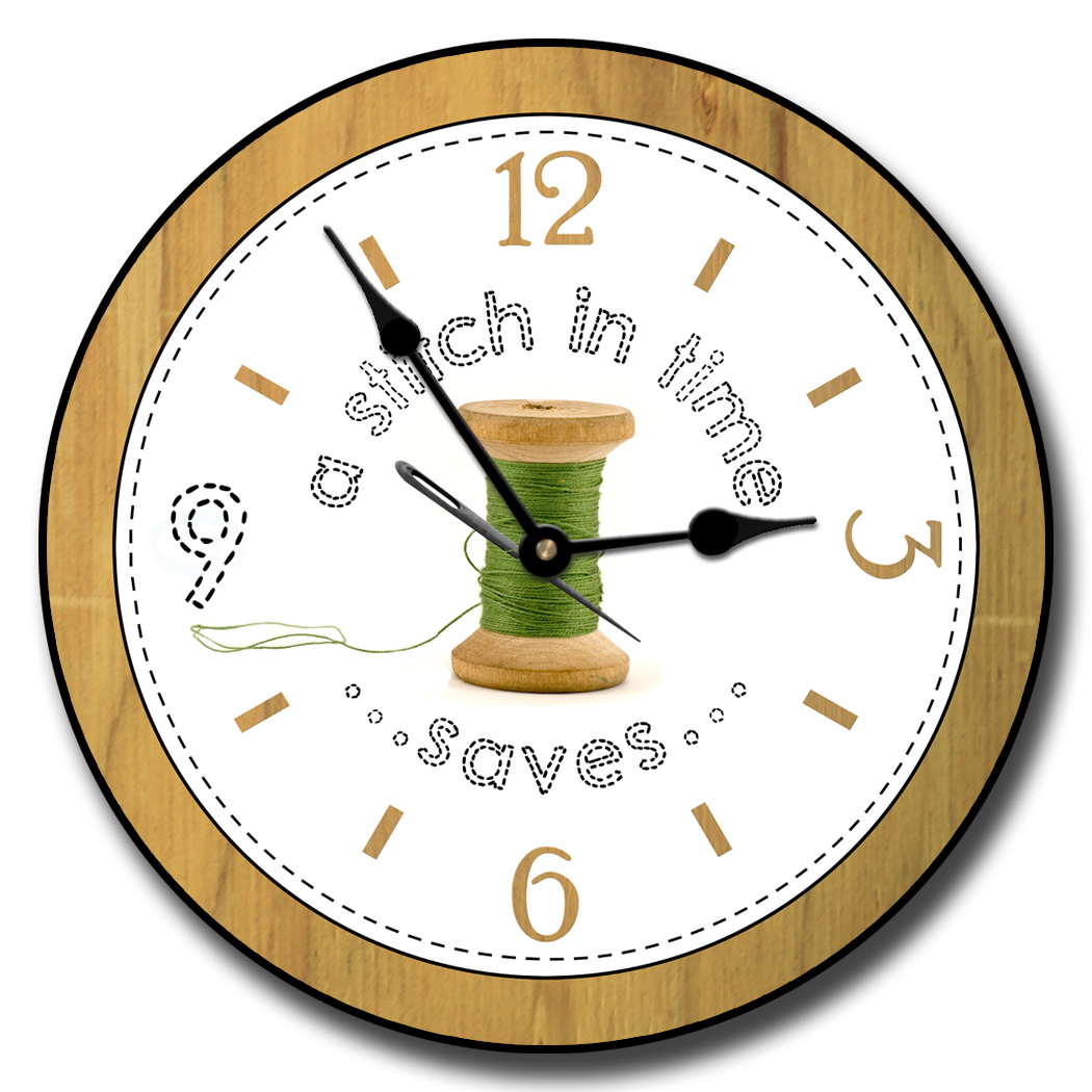 Sewing Room Clocks Sewing Machine Wall Clock TBCS