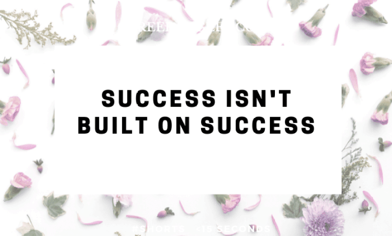 Success is not based on success #shorts Success is not based on success #shorts