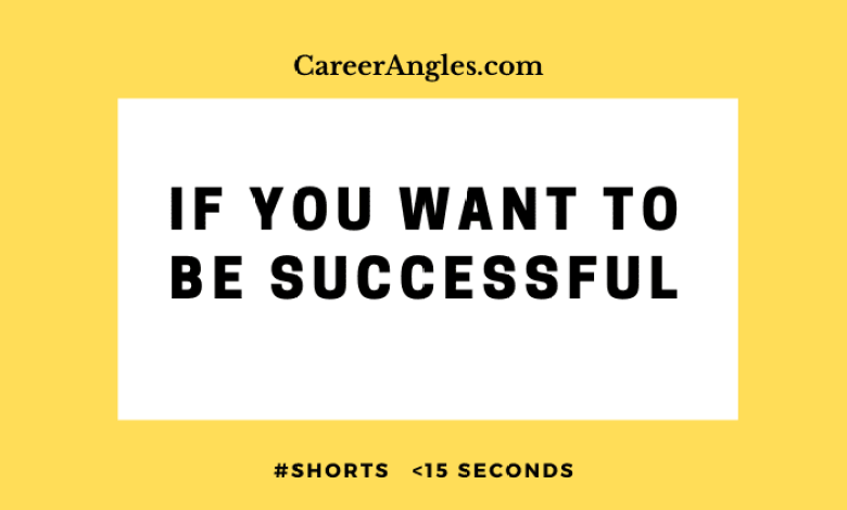 If you want to succeed#Shorts