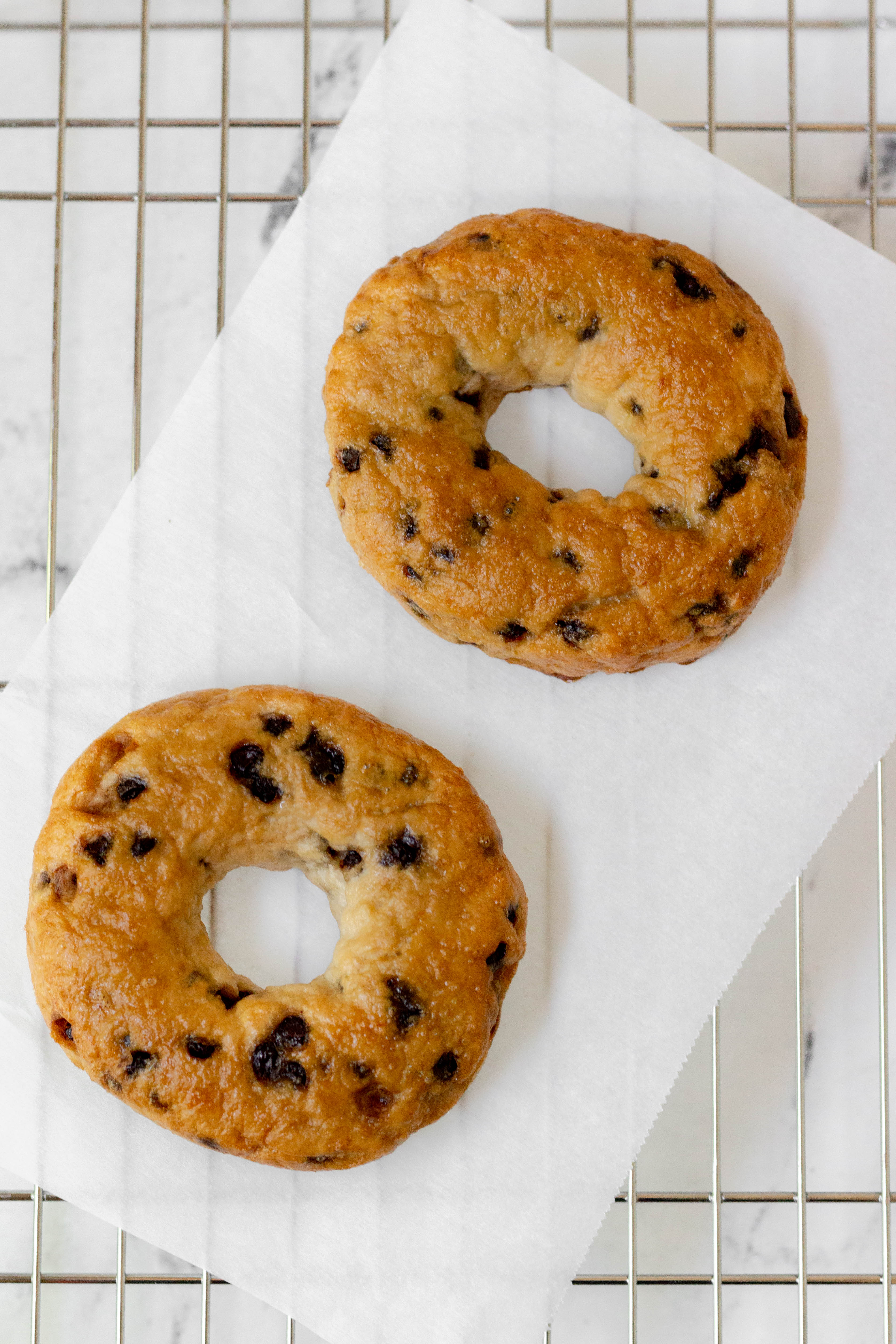 Homemade Chocolate Chip Bagels The Bigley Basics