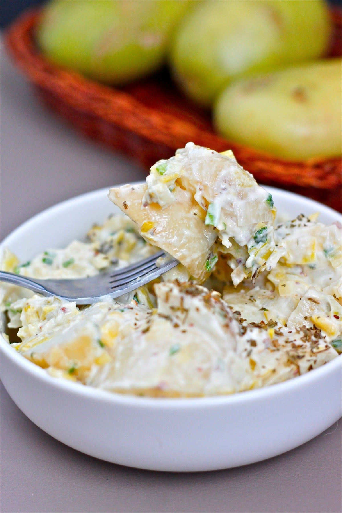 Marinated Pesto Potato Salad