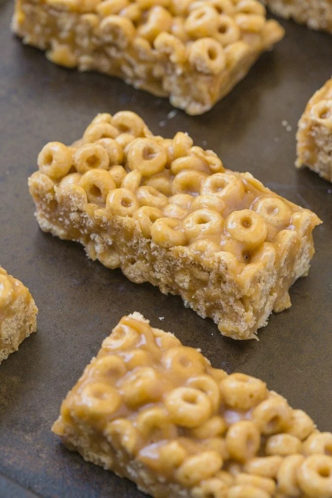Healthy 3 Ingredient No Bake Cereal Bars
