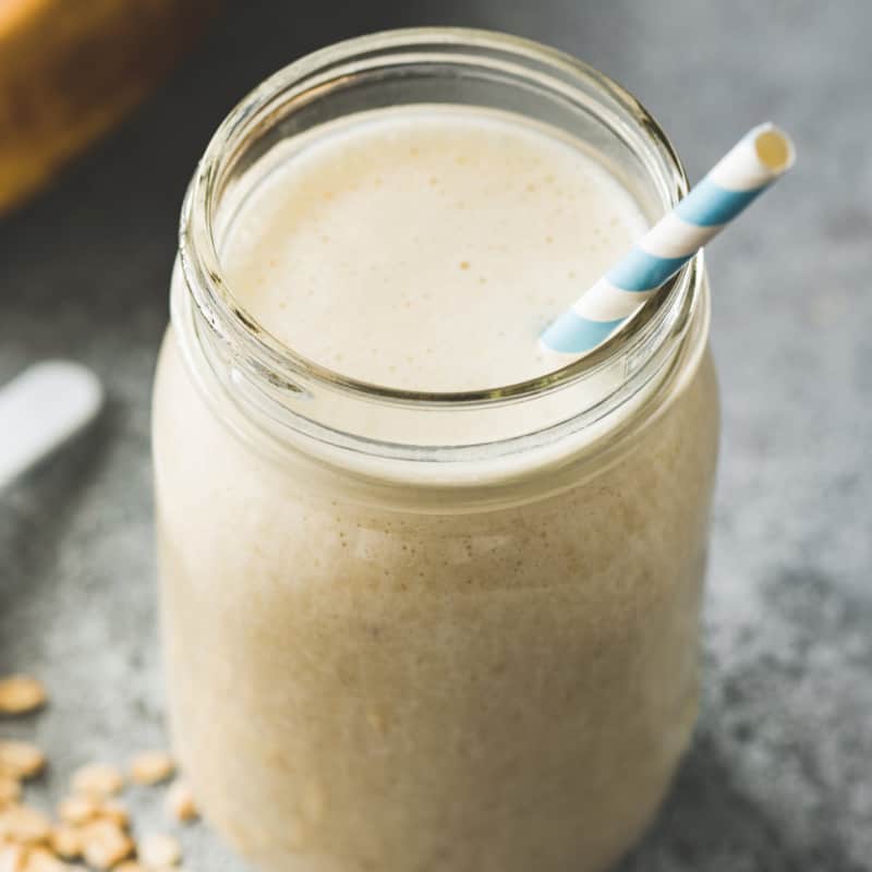 Almond Butter Smoothie Just 3 ingredients! The Big Man's World