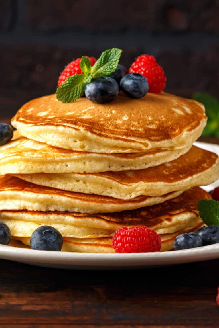 Low Calorie Pancakes {Under 150 calories!} The Big Man's World