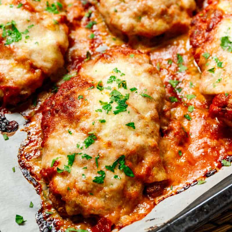 Easy Low Carb Chicken Parmesan Recipe 2023 AtOnce