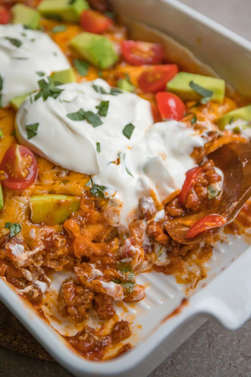 Keto Taco Casserole (With REAL tortillas!) The Big Man's World