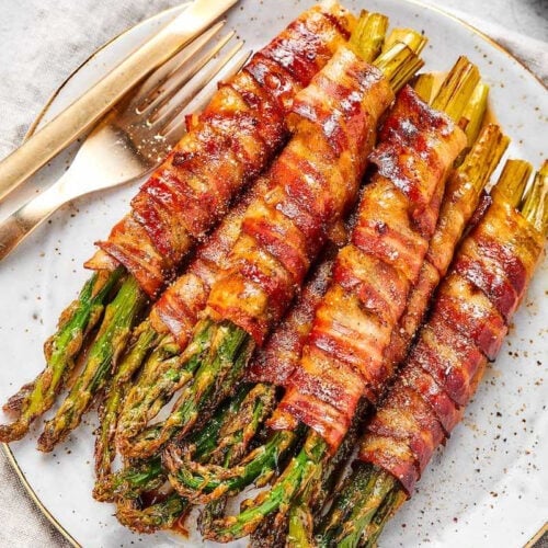 Bacon Wrapped Asparagus {Baked, Grilled, or Air Fryer} The Big Man's