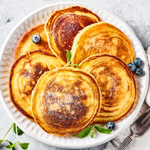 Eggless Pancakes (Thick and fluffy!) The Big Man's World