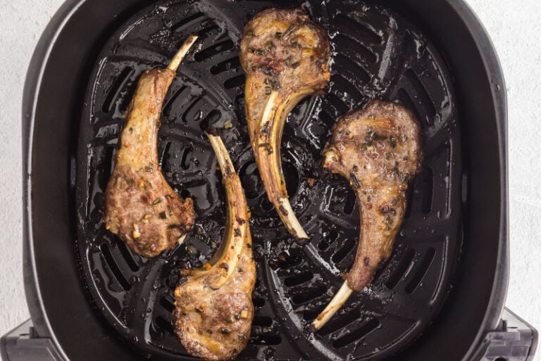 Air Fryer Lamb Chops Recipe (7 Minutes) The Big Man's World