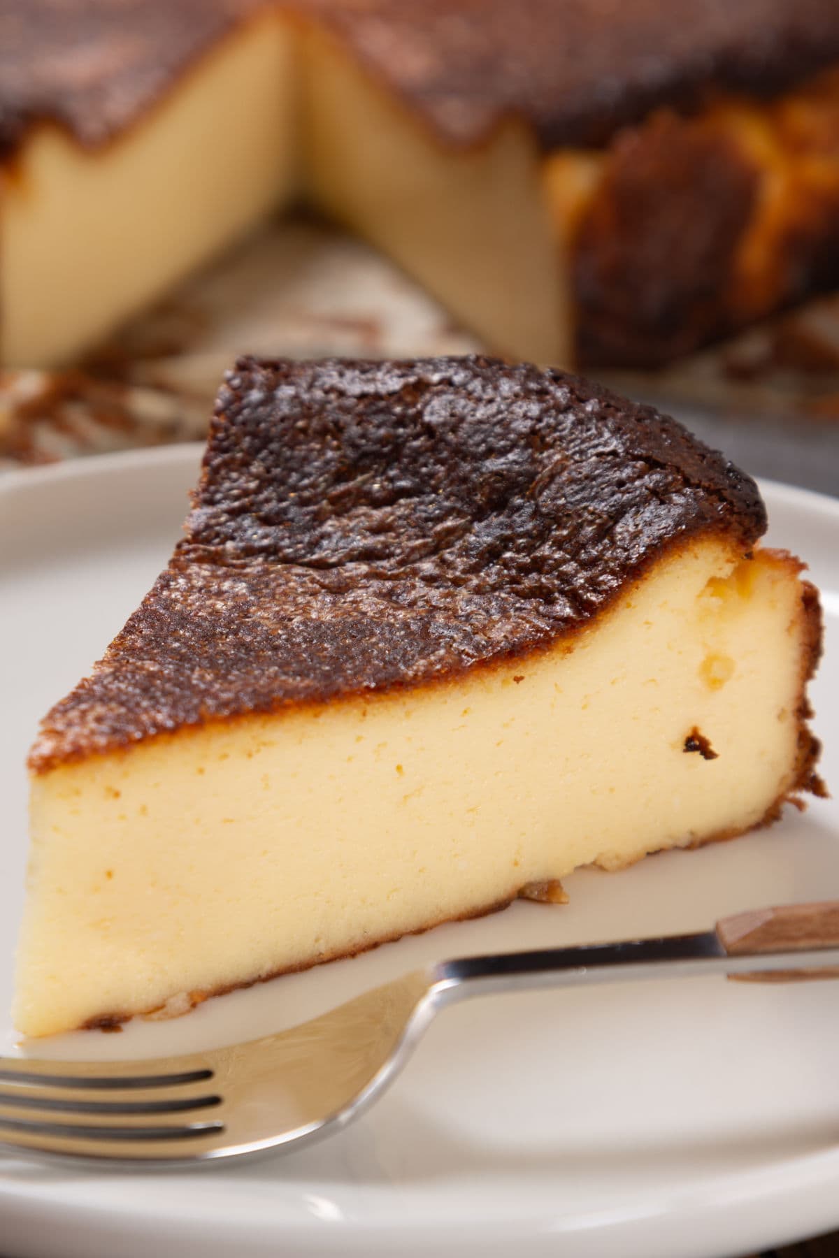 Basque Cheesecake (5 Ingredients!) 5 Minutes Prep 40 Day Shape Up