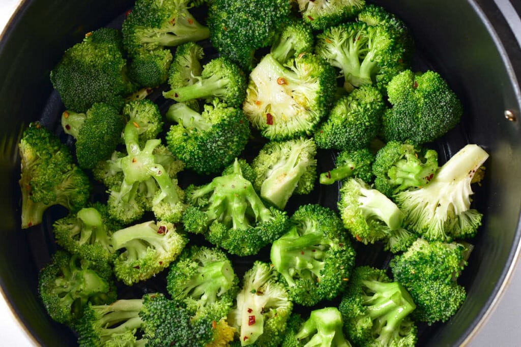 Air Fryer Broccoli In 8 Minutes The Big Man's World