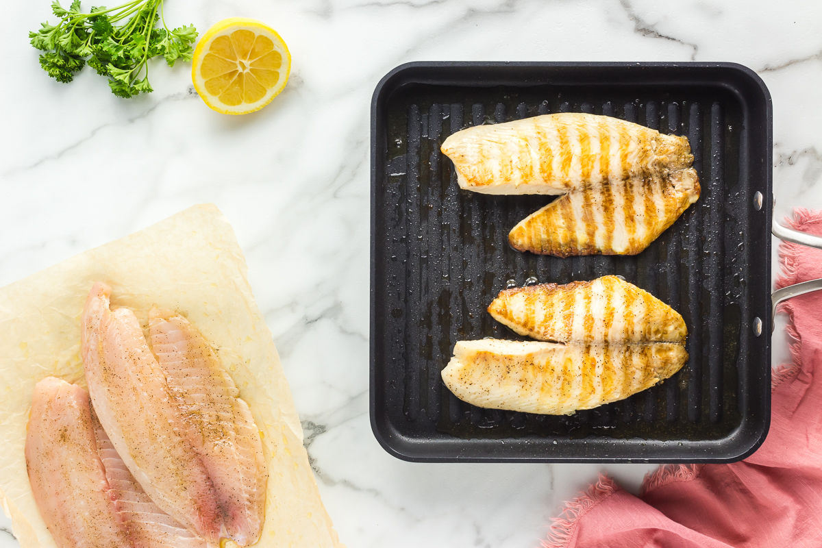 Grilled Tilapia {Cooks In 6 Minutes} ketodiet
