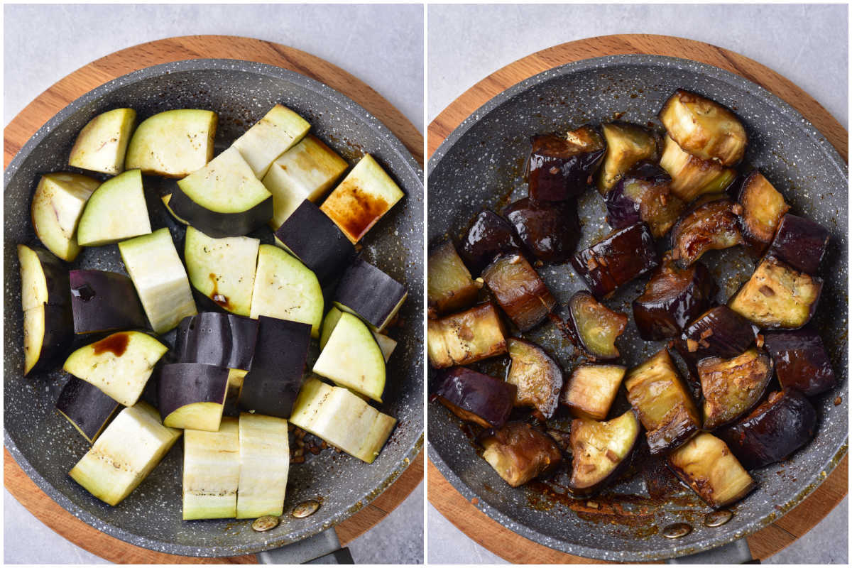 Sautéed Eggplant The Huge Man's World ® ketodiet