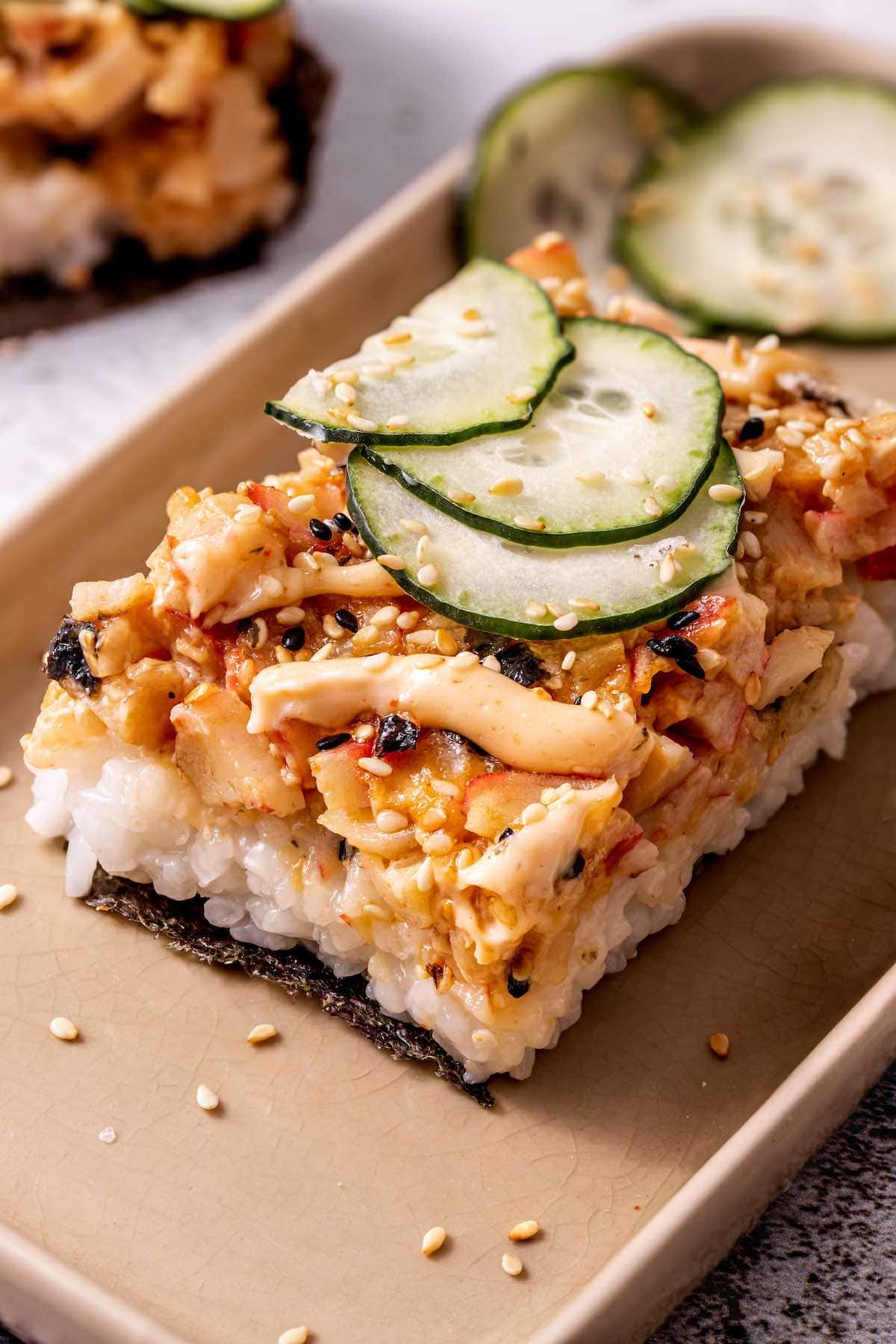 Sushi Bake {Viral TikTok Recipe} The Big Man's World(04)
