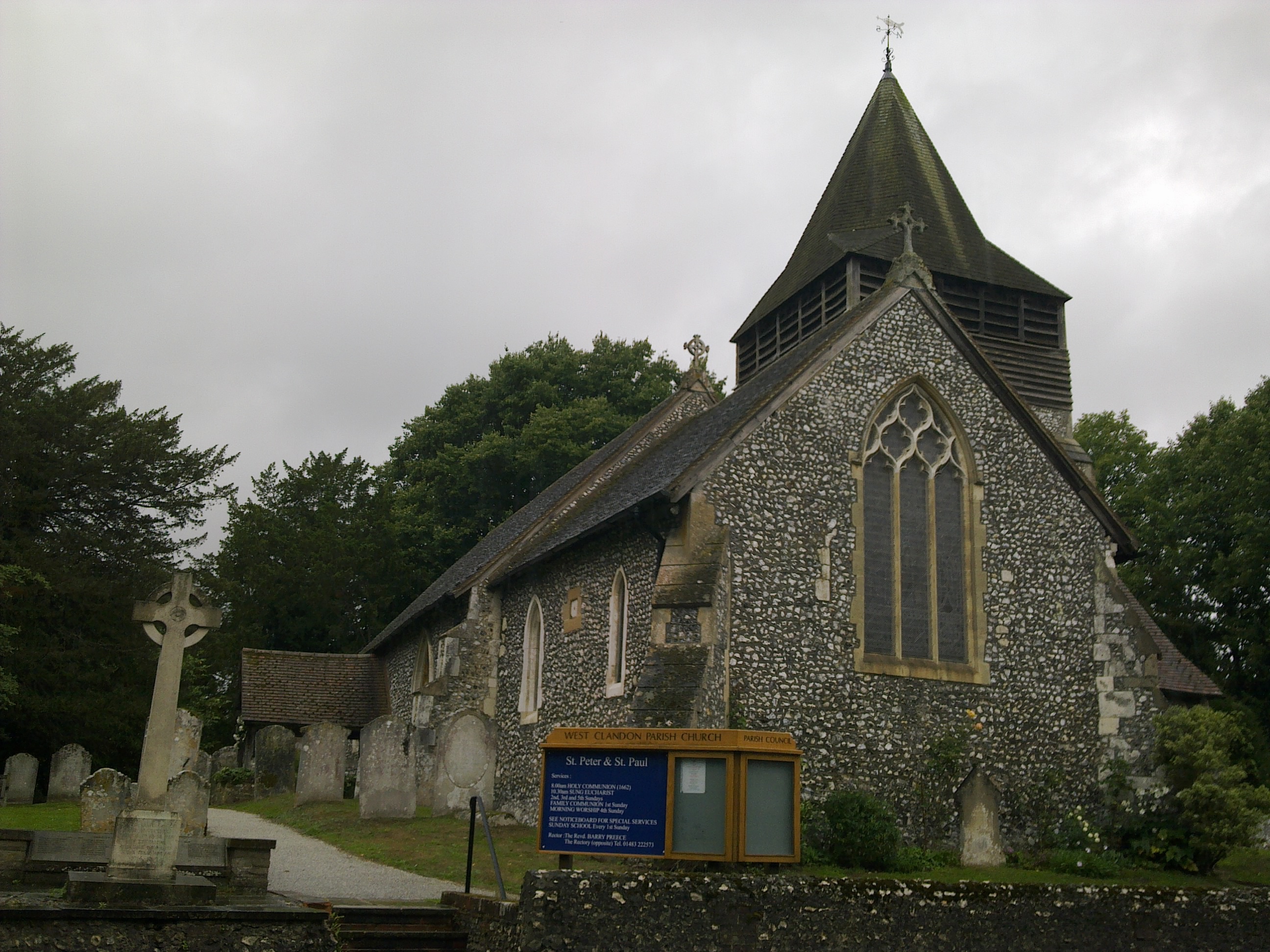 West Clandon War Memorial With the British Army in Flanders & France