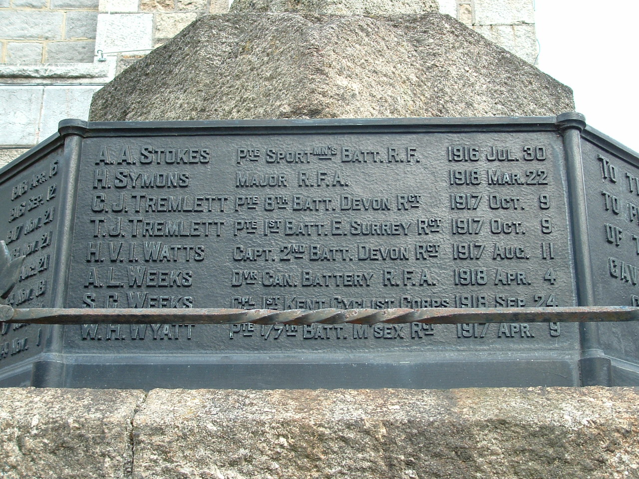 Bovey Tracey With the British Army in Flanders & France
