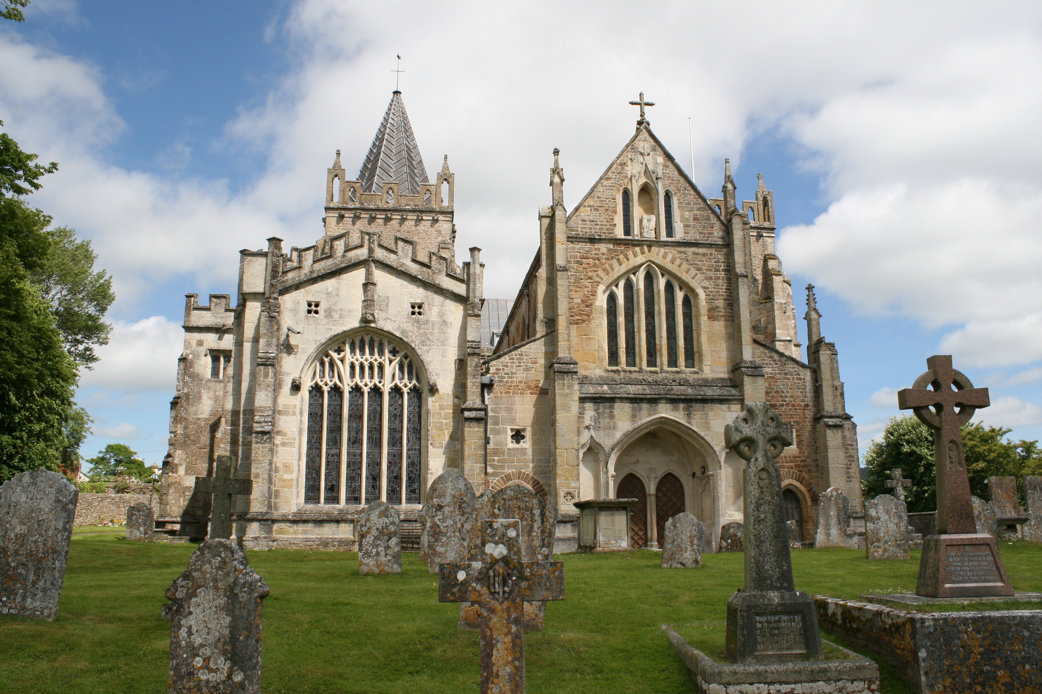 Ottery St. Mary St. Mary’s Church & War Memorial With the British