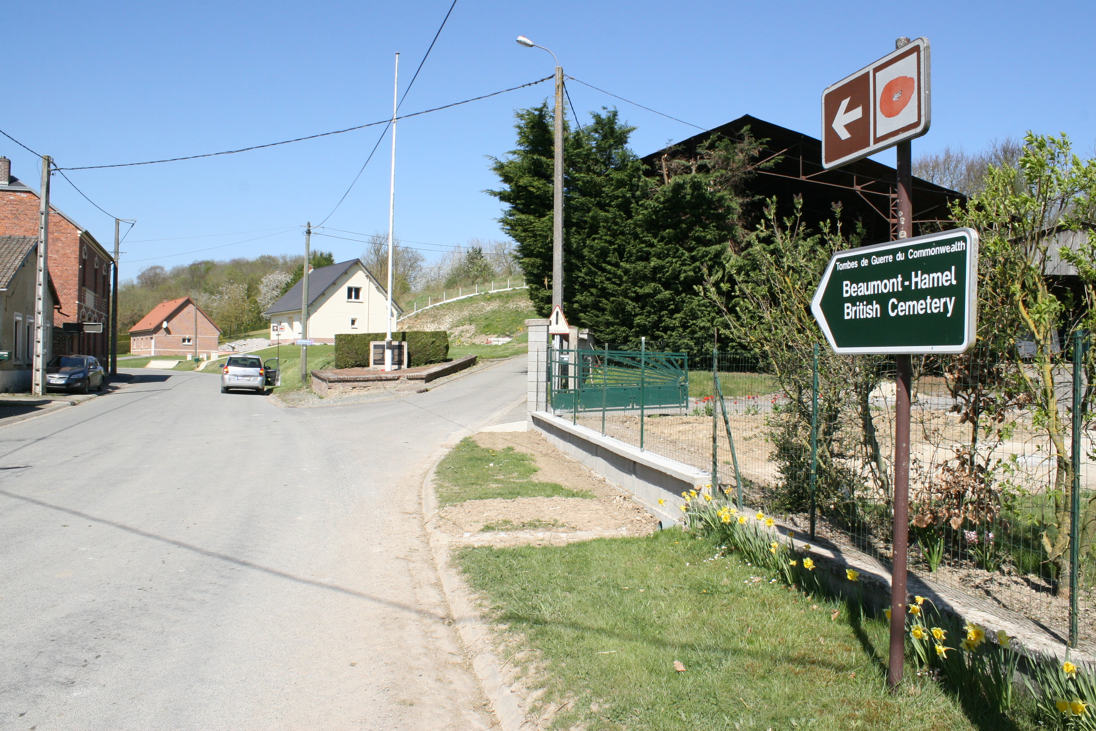 Travels on the Somme Part Four BeaumontHamel Village With the