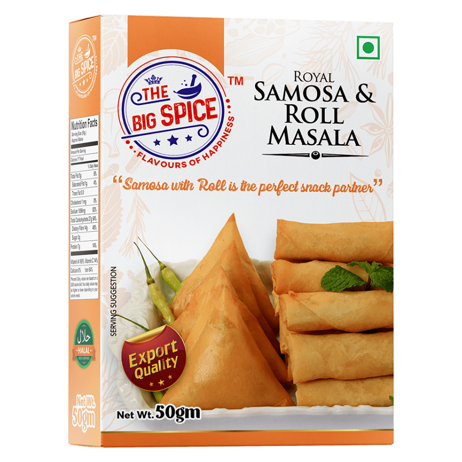 Samosa Roll Masala The Big SIP Best Natural Spices and Bevarages