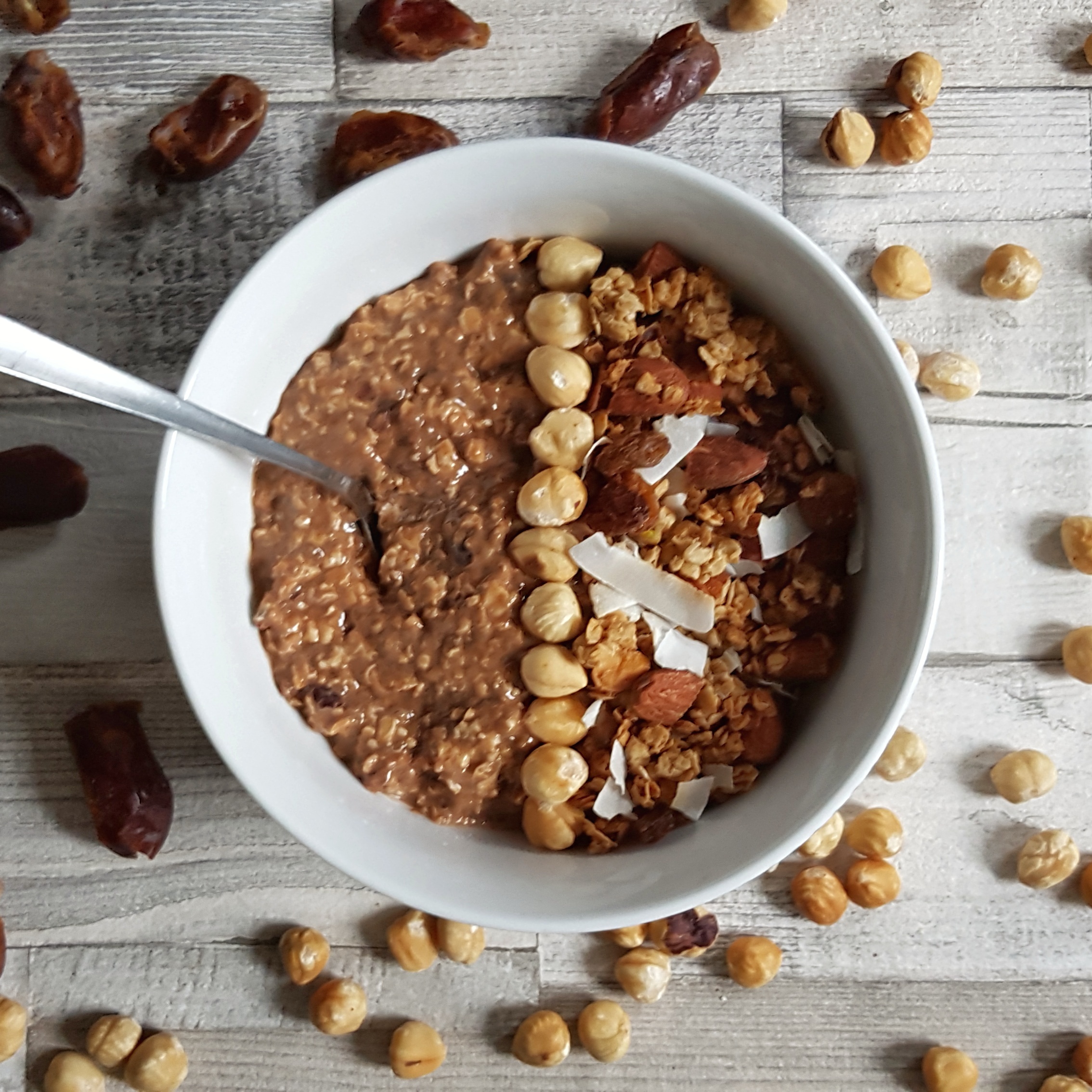 NoYogurt Date & Cacao Overnight Oats The Big Wide World and Me