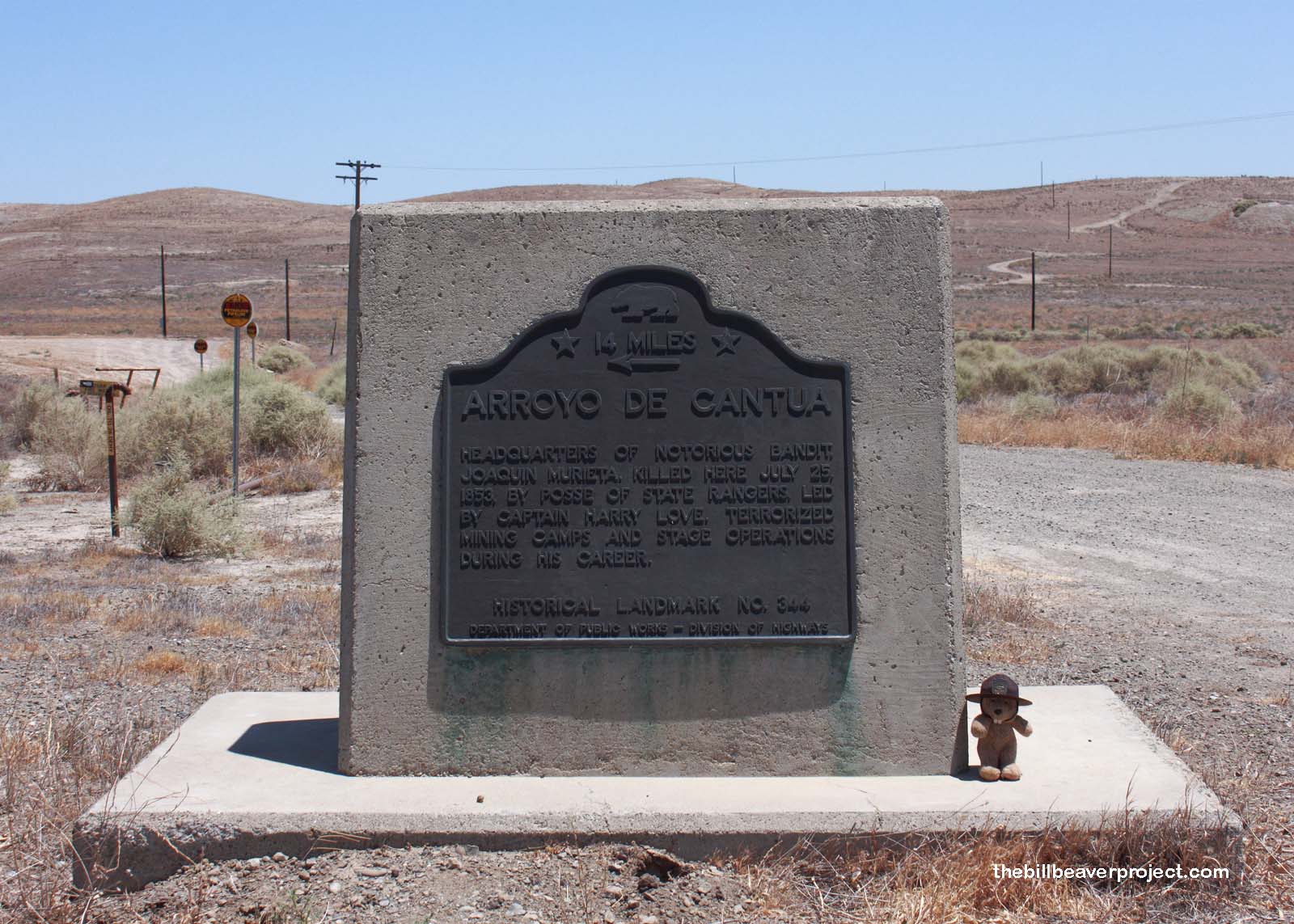 Arroyo de Cantua (Landmark 344)! The Bill Beaver Project