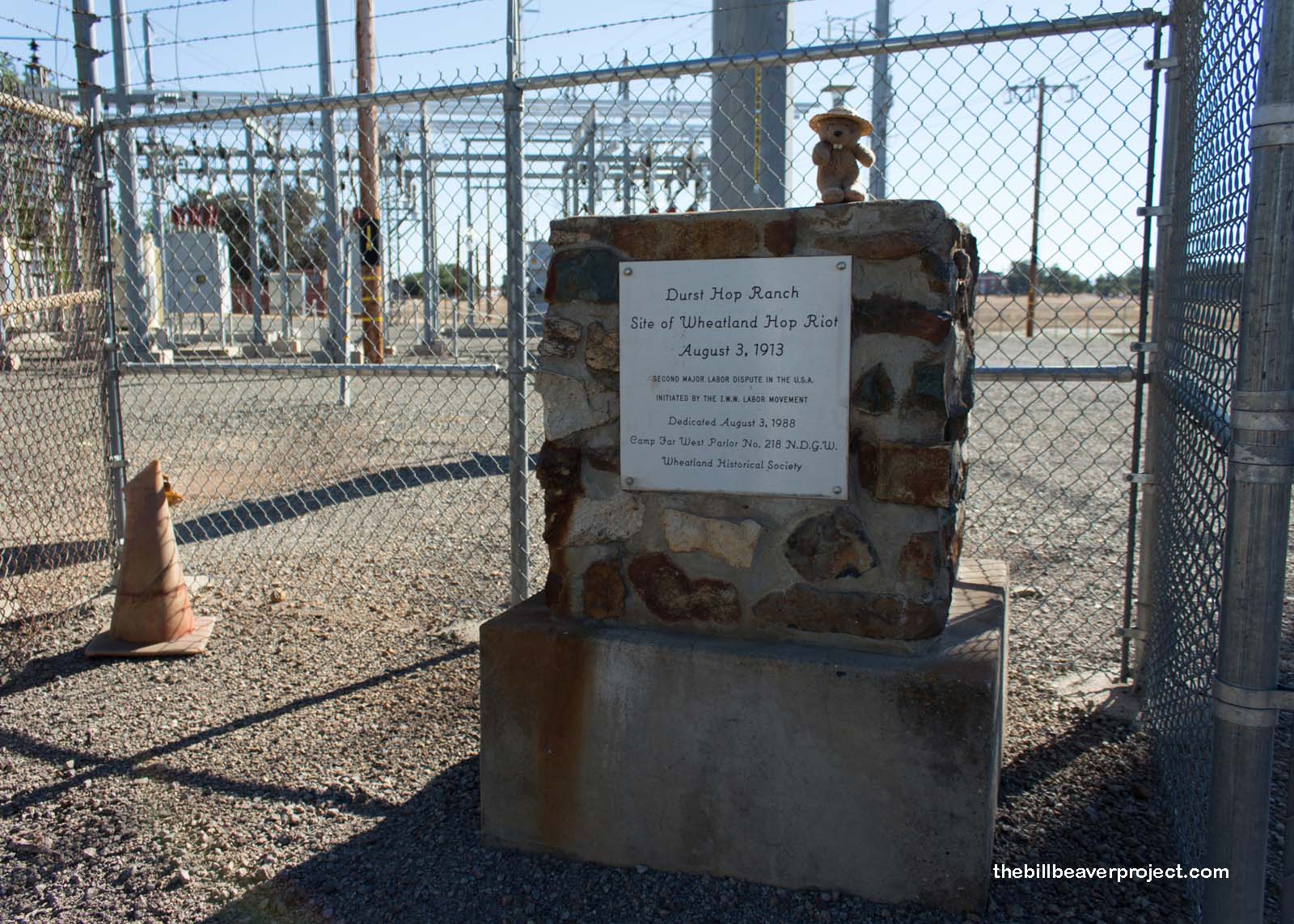 Site of the Wheatland Hop Riot of 1913 (Landmark 1003)! The Bill