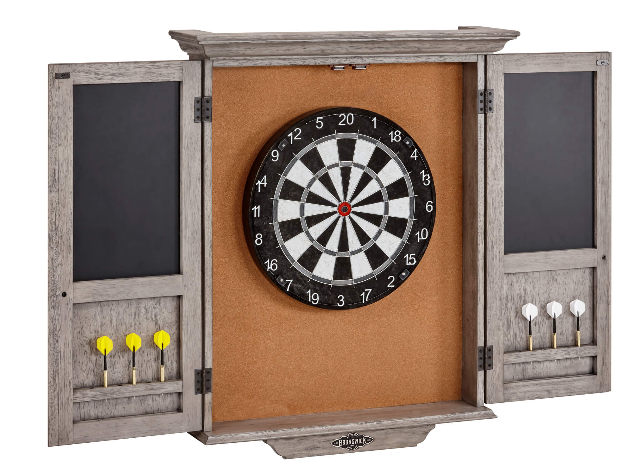 Rustic Grey Brunswick Dartboard The Billiard Brothers