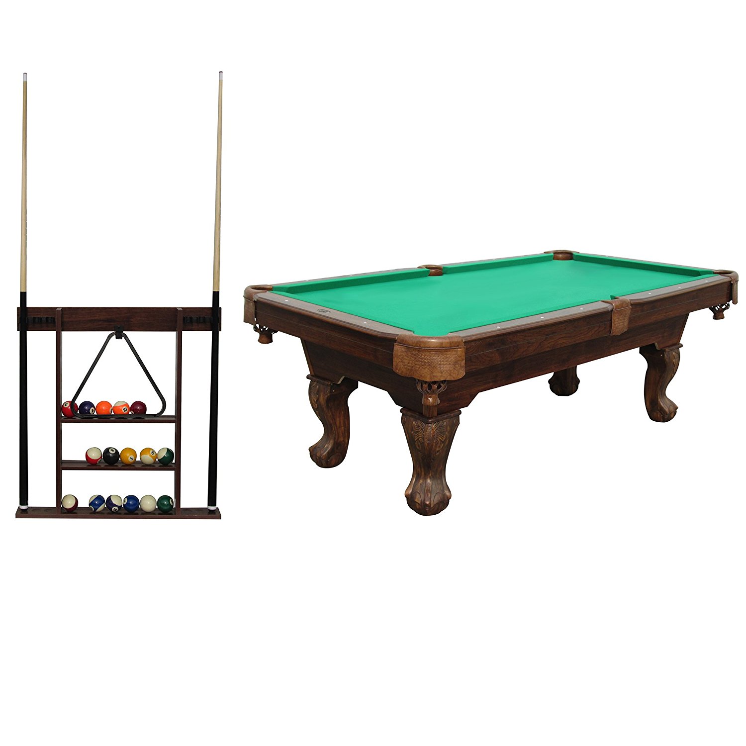 Pool Table With Cue Rack THE BILLIARDS GUY