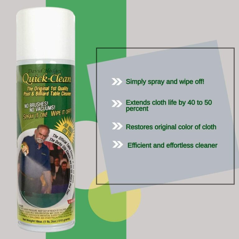 Pool Table Felt Cleaner Spray THE BILLIARDS GUY