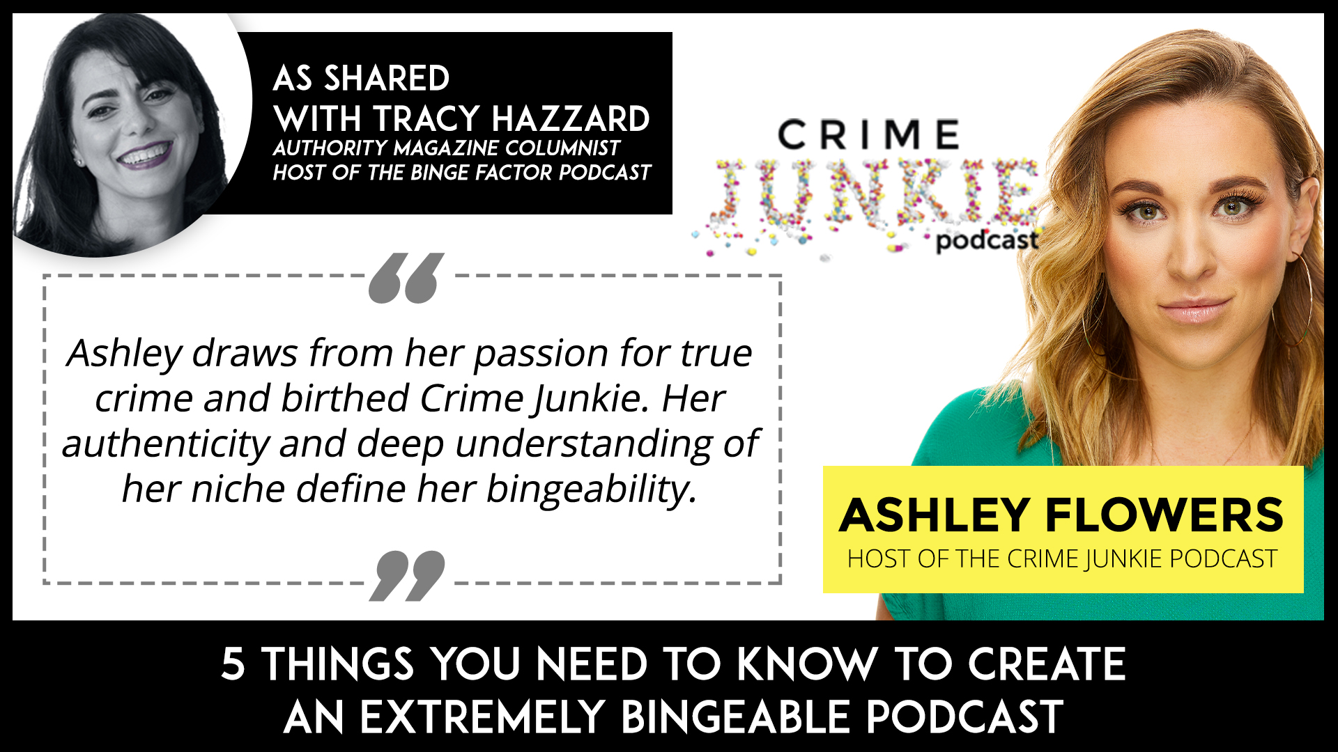 “How to Create a Bingeable Podcast through Your Personal Passion” with