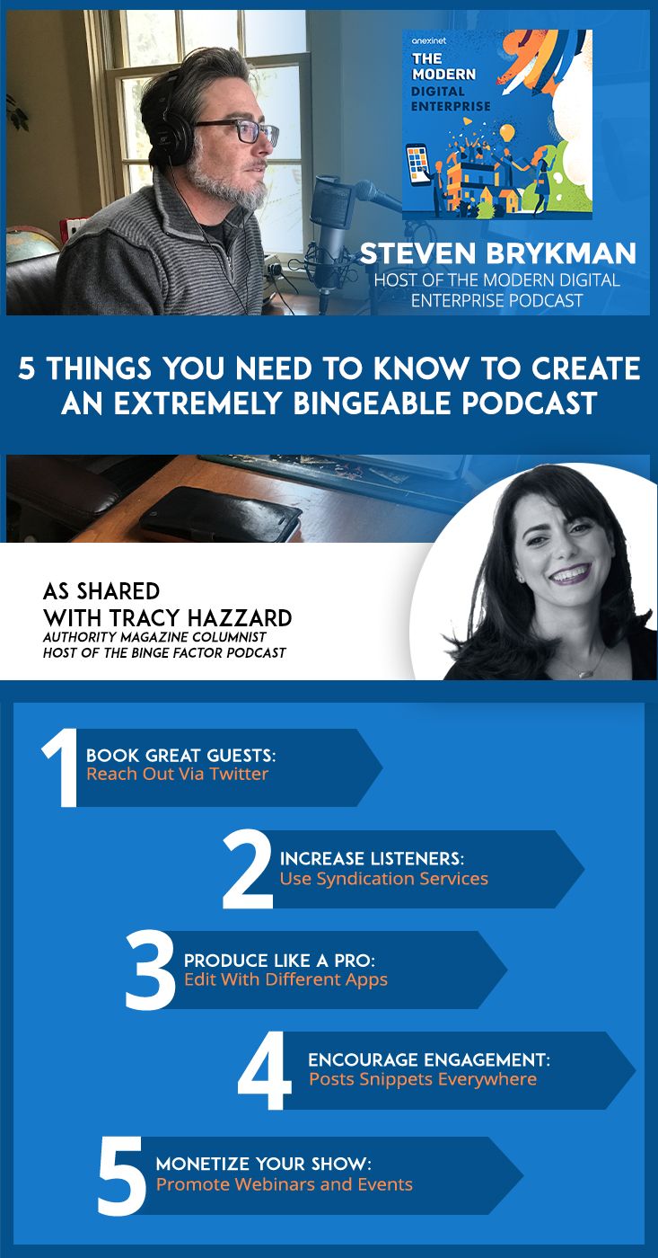 Bingeable Podcasting with GuestFocused Conversations, from Steven