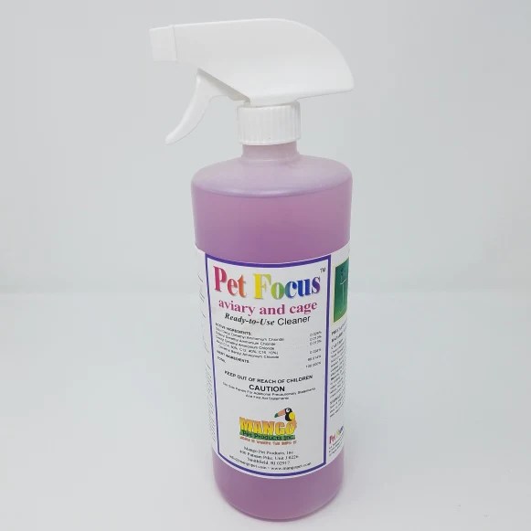 Pet Focus Aviary cage cleaner Ready To Use Todd Marcus Bird Exotic
