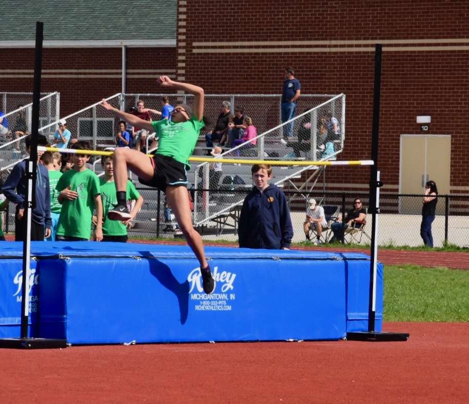 West Middle School 2018 High Jump The Bite