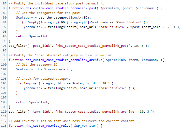 Change Permalink URL Structure for Specific Category &amp; Archive Page