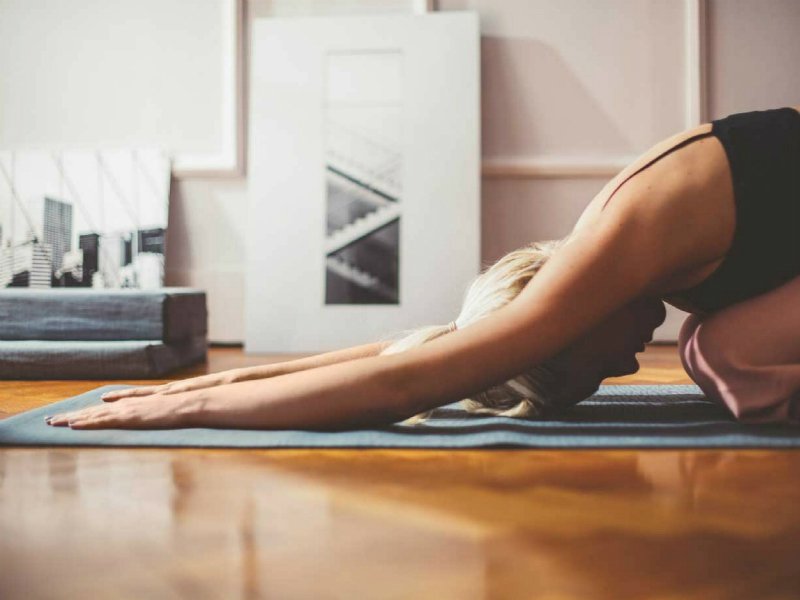 10Minute Chair Yoga Routine For Stress Relief The Blissful Mind