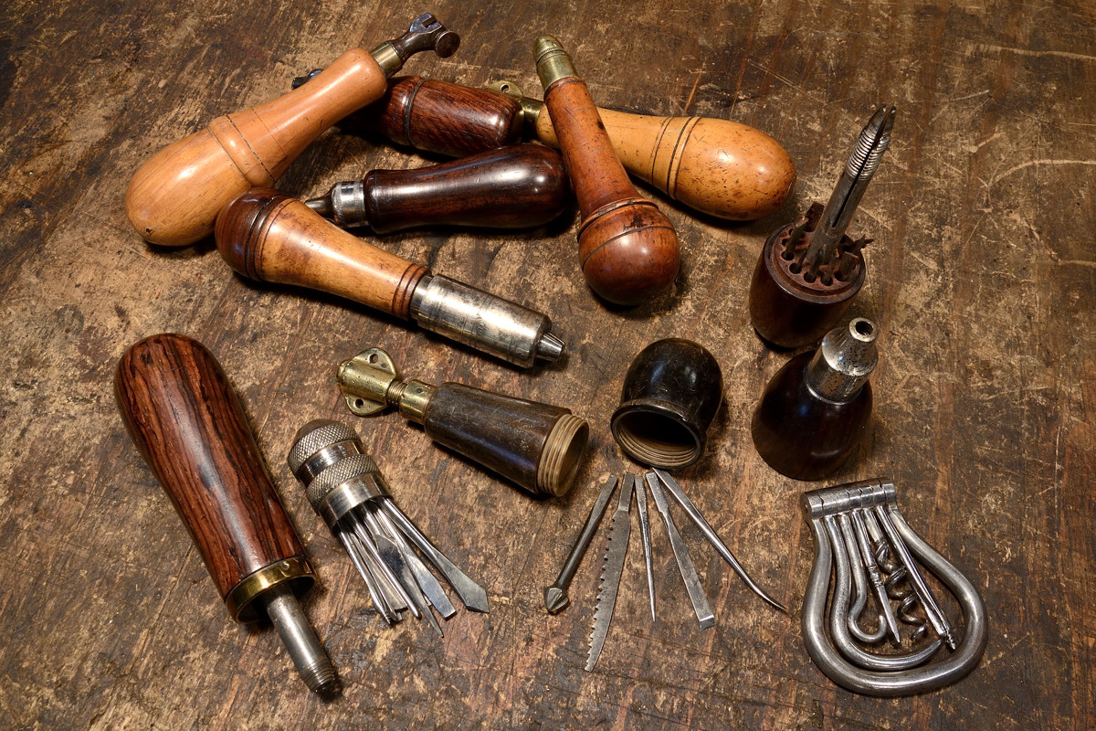 Antique Jeweler's Tools The Blue Bottle Tree