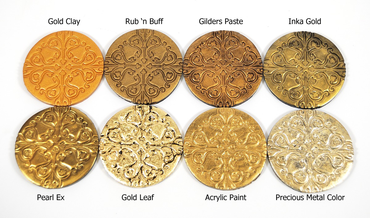 8 Ways to Create a Metallic Look on Polymer Clay The Blue Bottle Tree
