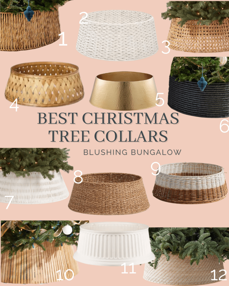 Christmas Tree Collars and Baskets Blushing Bungalow So Cute You'll
