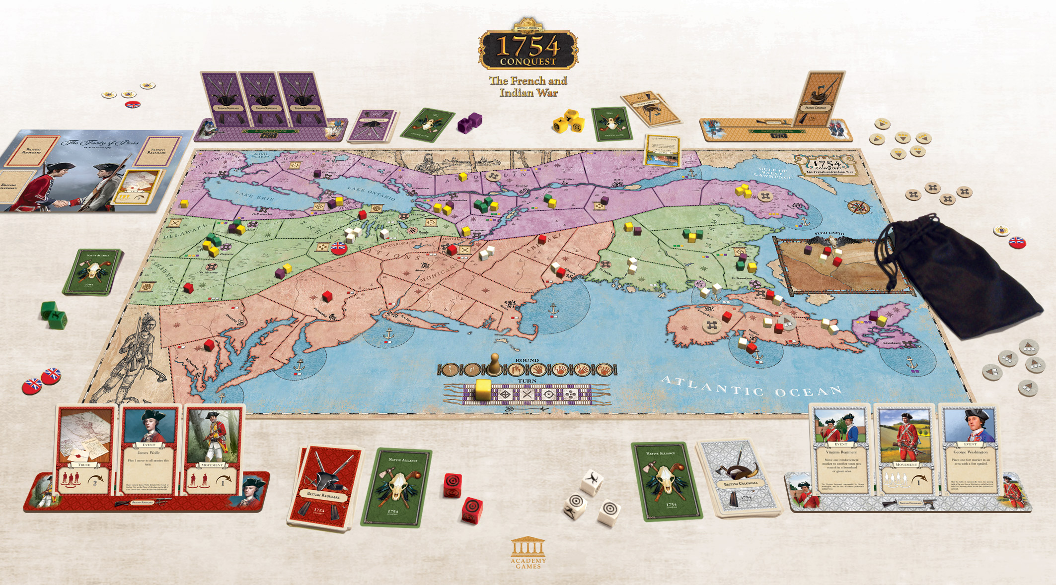 A Review of 1754 Conquest The French and Indian War The Board Game Show