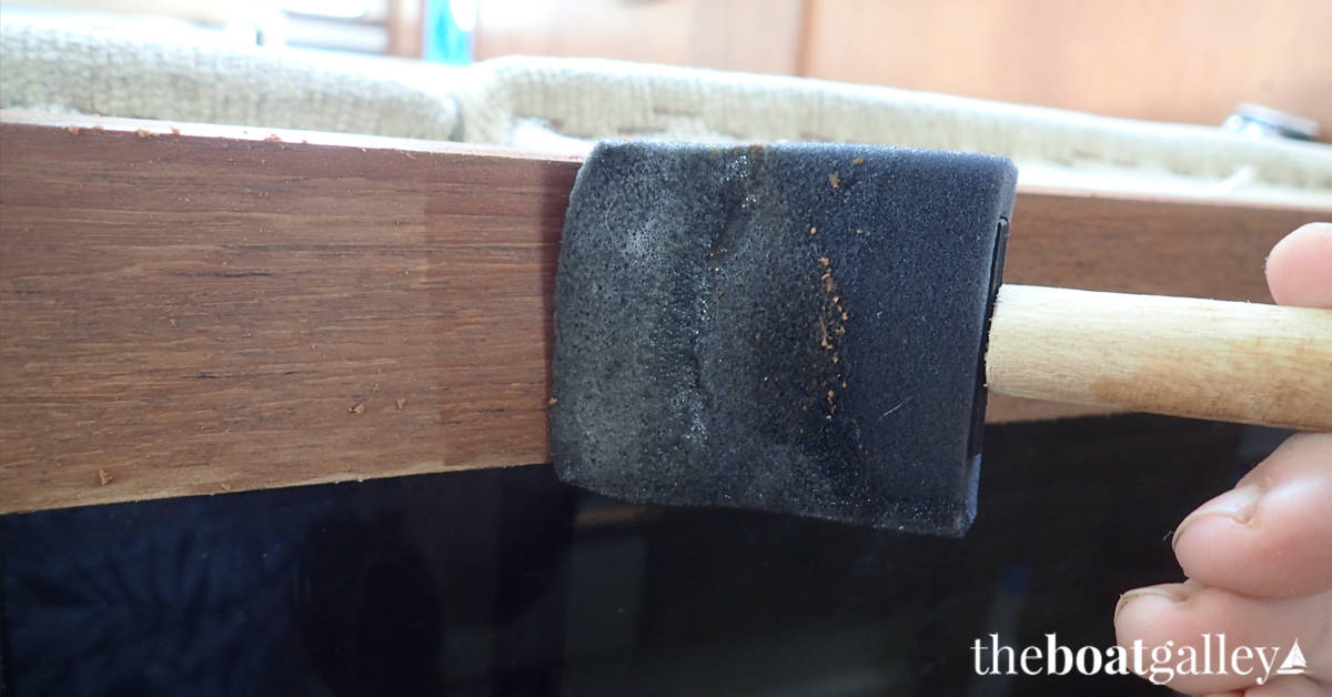 Boat Renovation Cleaning Teak The Boat Galley