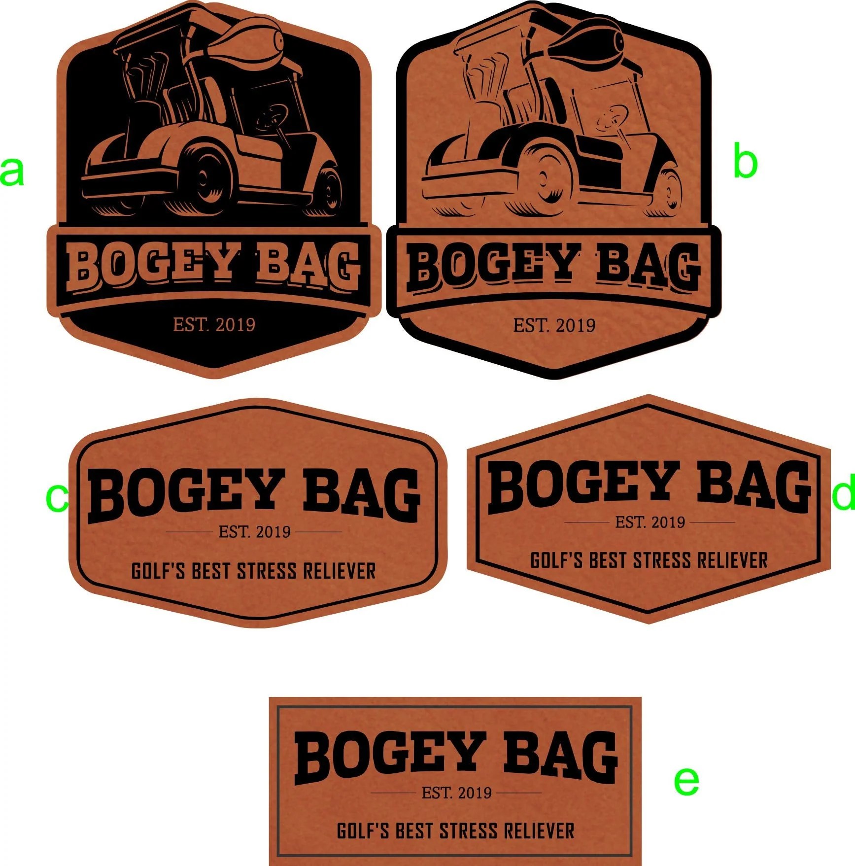 Customizable Mesh Bogey Bag Snapback Hat Bogey Bag ® Golf's Best