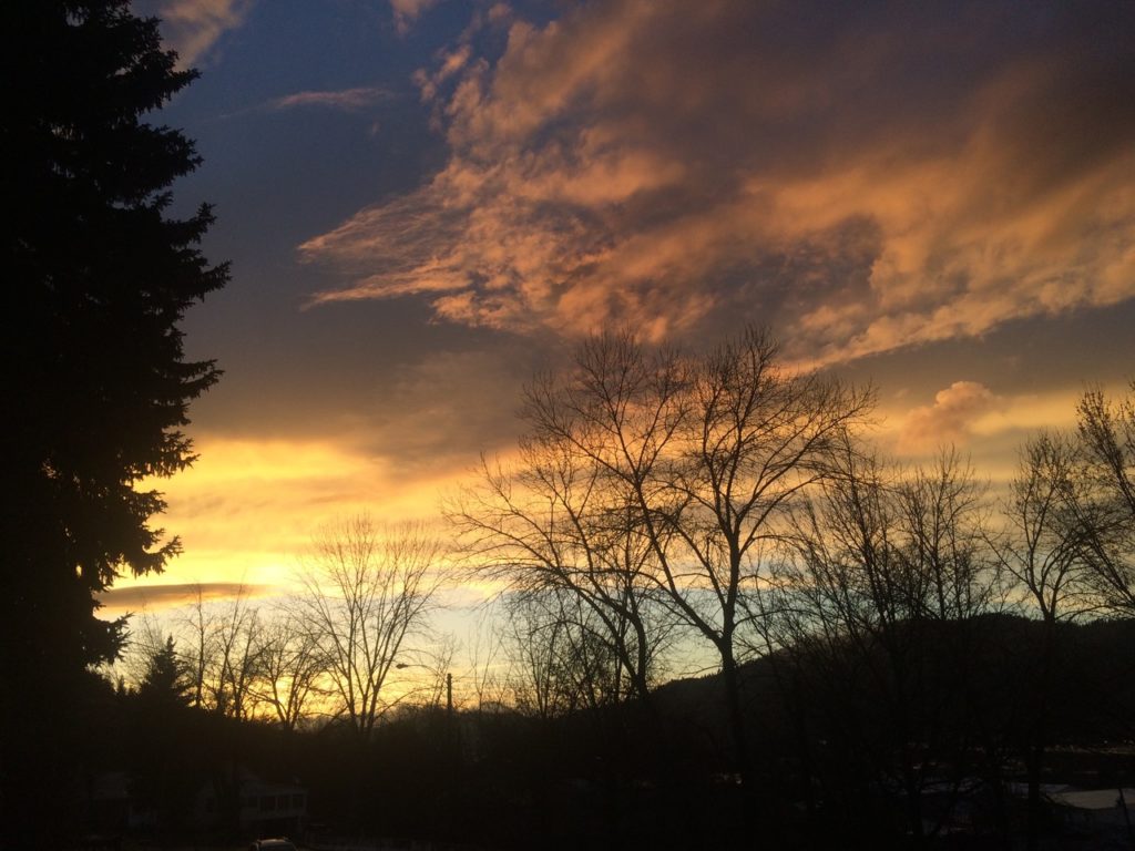 Sterling's Idaho Pix Of The Week Autumn Sunset, Kellogg The Boise