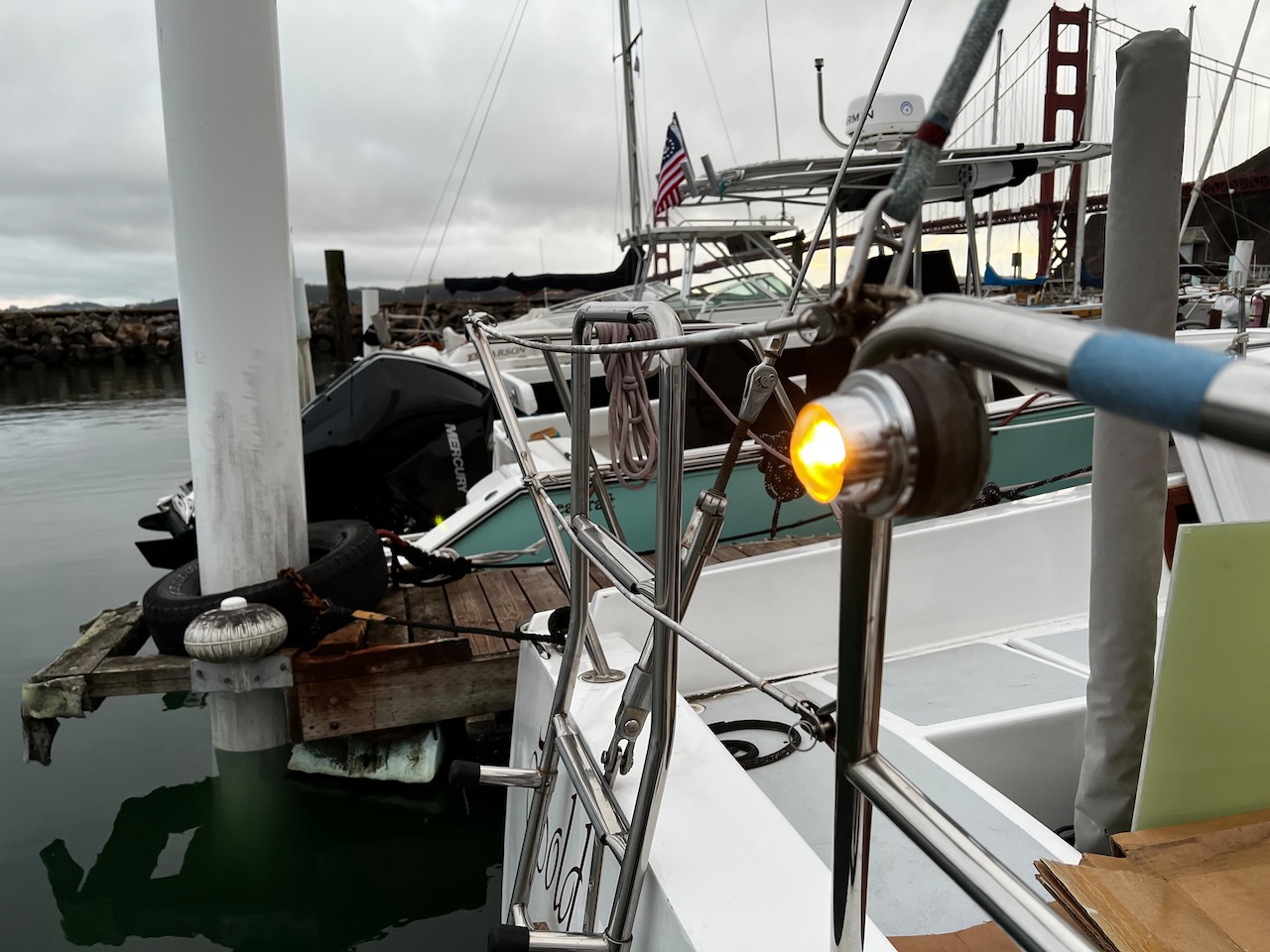 Running lights working! "Bold Flight"